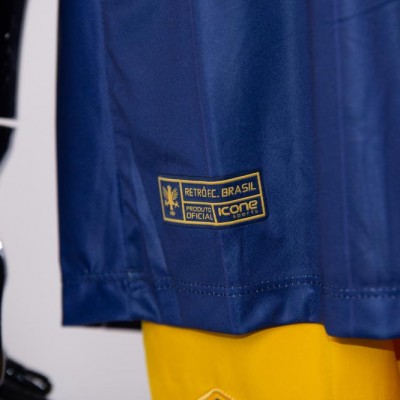 Camisa Retrô - Azul Padrão I 2020/22 - Foto 5
