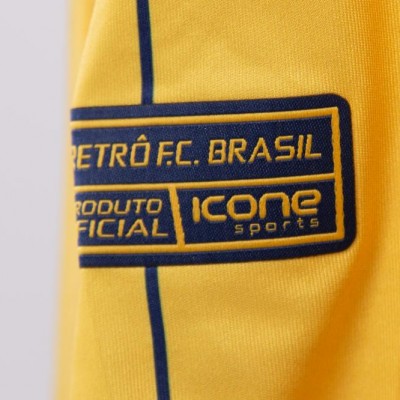 Camisa Retrô - Amarela Padrão 2021/22 - Foto 2